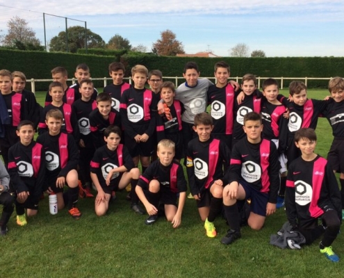 équipe de football u13 fc saint laurent malvent