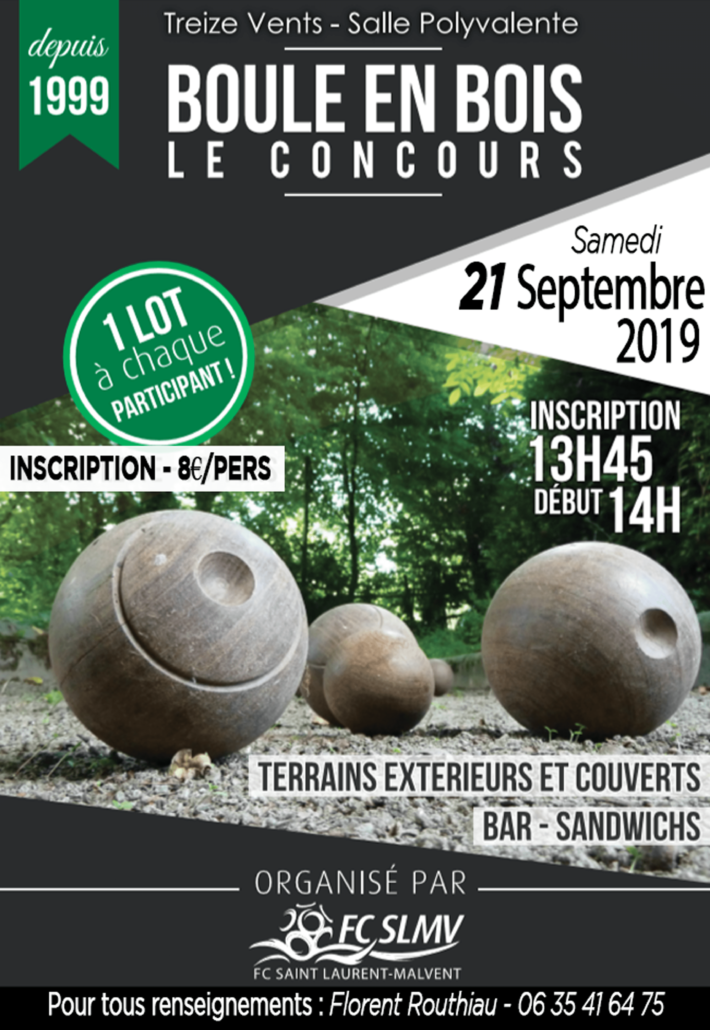 concours boule en bois 2019